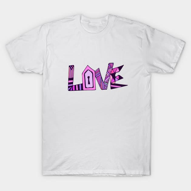 Love lettering T-Shirt by worldion